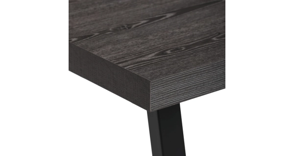 Rozkládací jídelní stůl PONTORBEL, šedý dub/černá