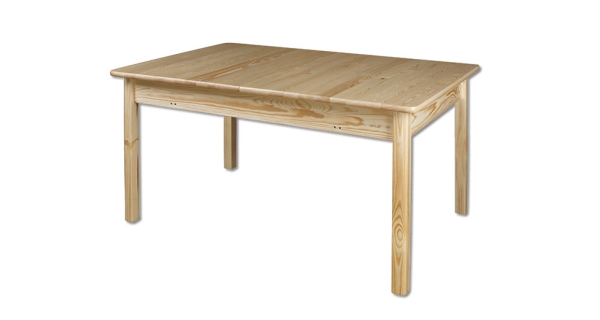 Rozkládací jídelní stůl TURIA, 140-180x75x90 cm, masiv borovice, moření: …