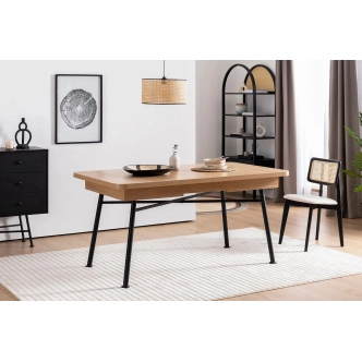 Rozkládací jídelní stůl ZALNOR, přírodní