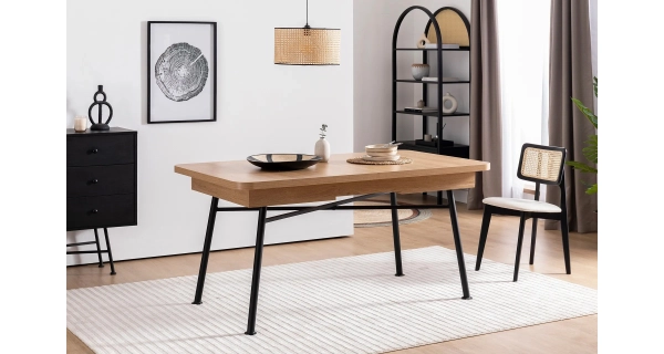 Rozkládací jídelní stůl ZALNOR, přírodní