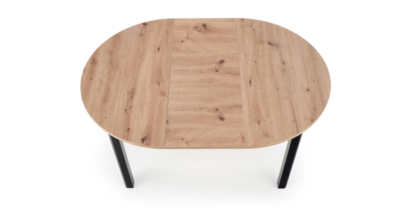 Rozkládací jídelní stůl ZANTE, dub artisan/černý