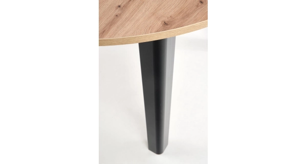 Rozkládací jídelní stůl ZANTE, dub artisan/černý