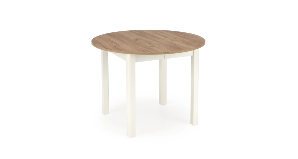 Rozkládací jídelní stůl ZANTE, dub craft/bílý