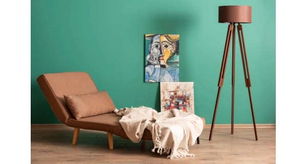 Rozkládací křeslo ASTRO, hnědá