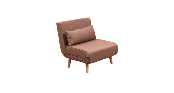 Rozkládací křeslo ASTRO, hnědá