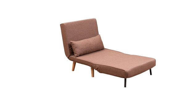 Rozkládací křeslo ASTRO, hnědá