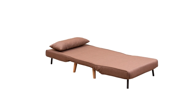 Rozkládací křeslo ASTRO, hnědá