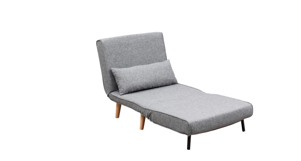 Rozkládací křeslo ASTRO, světle šedá