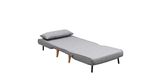 Rozkládací křeslo ASTRO, světle šedá