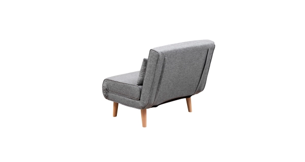 Rozkládací křeslo ASTRO, světle šedá