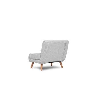 Rozkládací křeslo CENSAR, šedá