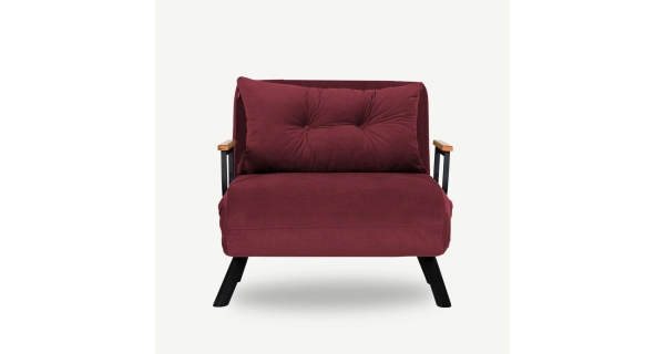 Rozkládací křeslo COMPACT, maroon