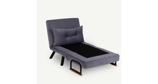 Rozkládací křeslo COMPACT, šedá