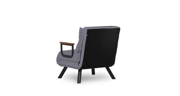 Rozkládací křeslo COMPACT, šedá