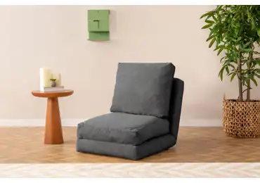 Rozkládací křeslo DAISY, šedá