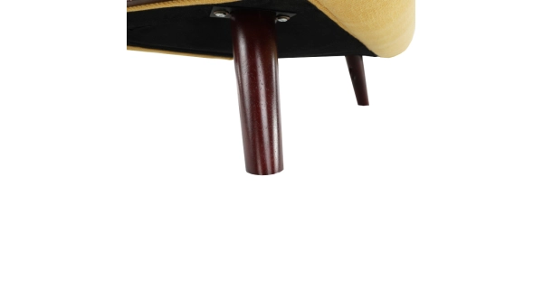 Rozkládací křeslo PRITTA, hořčicová