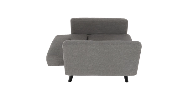 Rozkládací křeslo PRITTA, šedá