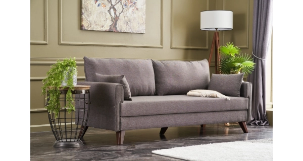 Rozkládací pohovka AMARA, hnědá