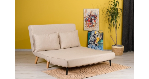 Rozkládací pohovka ASTRO, krémová