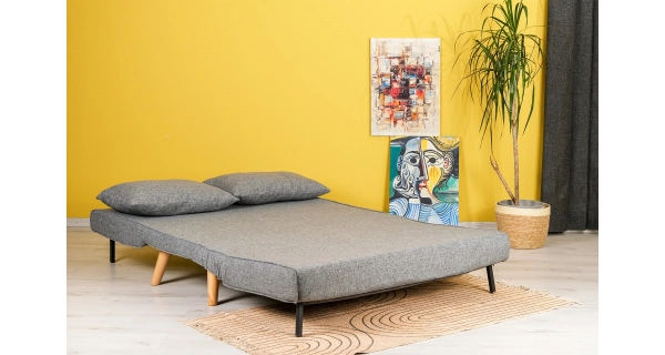 Rozkládací pohovka ASTRO, světle šedá