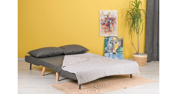 Rozkládací pohovka ASTRO, tmavě šedá