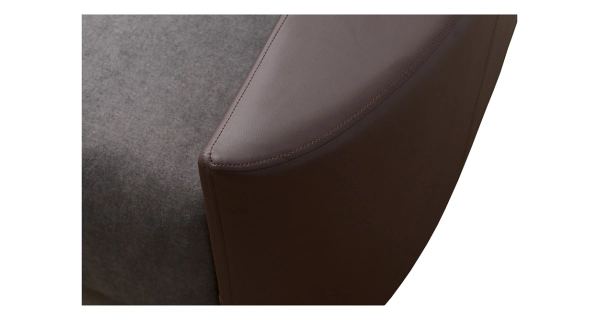 Rozkládací pohovka DRERE, šedohnědá /tmavě hnědá