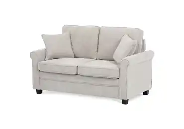 Rozkládací pohovka ELHAL, manšestrová béžová látka