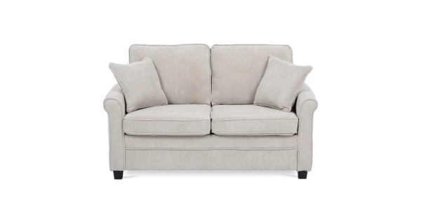 Rozkládací pohovka ELHAL, manšestrová béžová látka