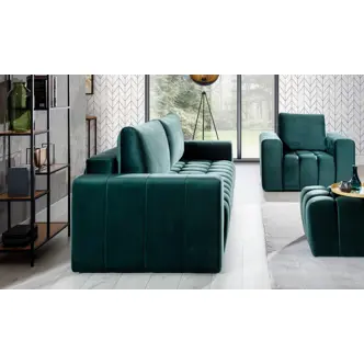 Rozkládací pohovka GRAHAMIA 01, světle hnědá látka