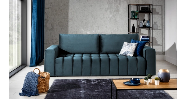 Rozkládací pohovka GRAHAMIA 05, modrá látka