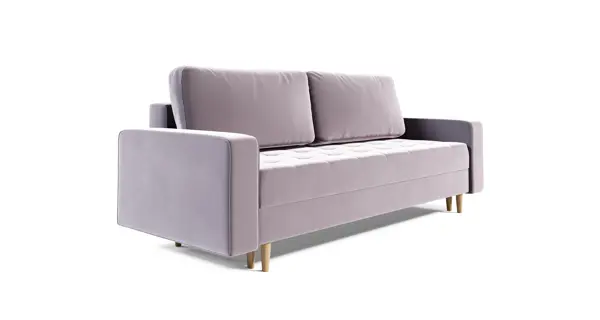 Rozkládací pohovka GREYIA, starorůžová