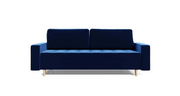 Rozkládací pohovka GREYIA, tmavá modrá