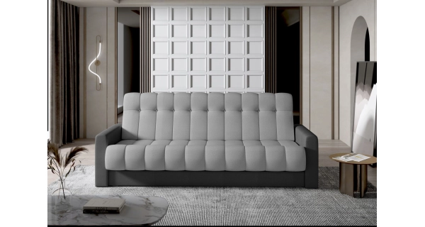 Rozkládací pohovka LIMOGES 02, šedá/tmavě šedá