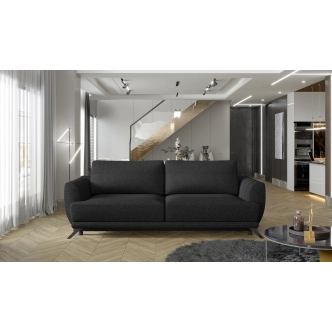 Rozkládací pohovka MASSONIA 06, černá látka