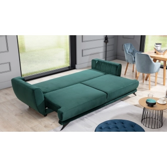 Rozkládací pohovka MASSONIA 07, modrá látka