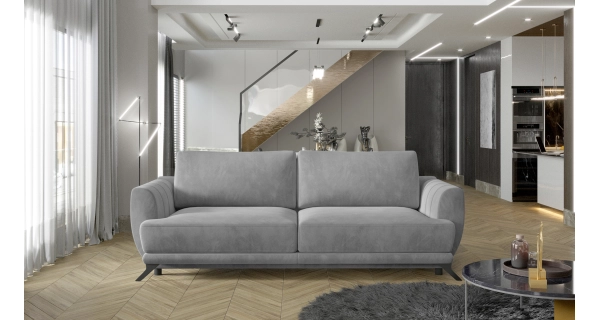 Rozkládací pohovka MASSONIA 19, šedá látka