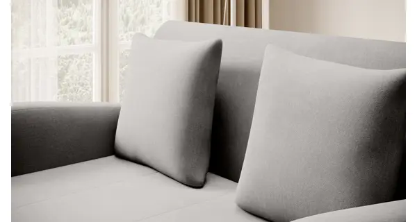 Rozkládací pohovka MERICI, světle šedá