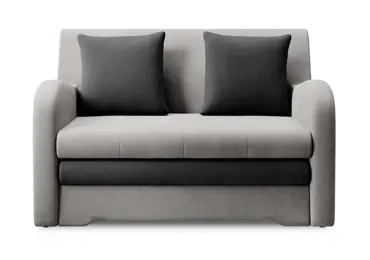 Rozkládací pohovka MERICI, světle šedá/tmavě šedá