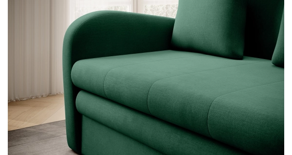 Rozkládací pohovka MERICI, zelená