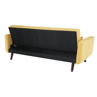 Rozkládací pohovka PRITTA, hořčicová