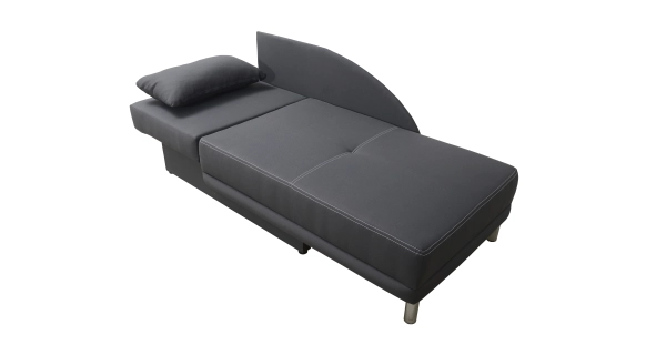 Rozkládací pohovka RAMNA, levá, černošedé