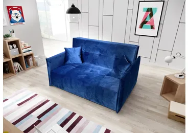 Rozkládací pohovka RECBELI 3, modrá