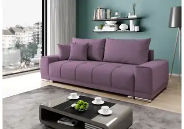 Rozkládací pohovka RINASPIRI, fialová