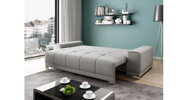 Rozkládací pohovka RINASPIRI, světle šedá