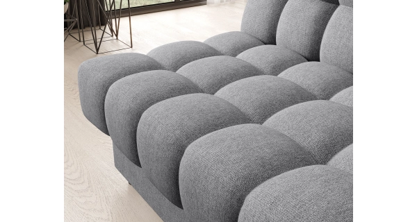 Rozkládací pohovka SOLVON s úložným prostorem, béžová látka