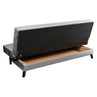 Rozkládací pohovka ZERMAR, šedá