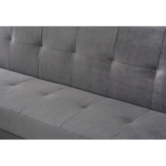 Rozkládací pohovka ZERMAR, šedá