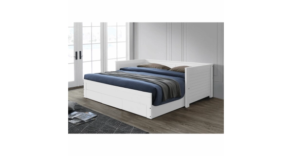 Rozkládací postel RICHENZA, bílá