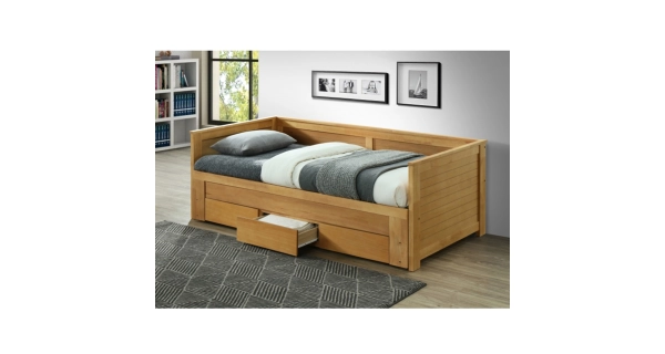 Rozkládací postel RICHENZA, dub