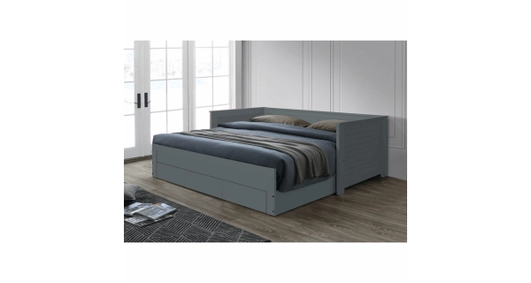 Rozkládací postel RICHENZA, šedá